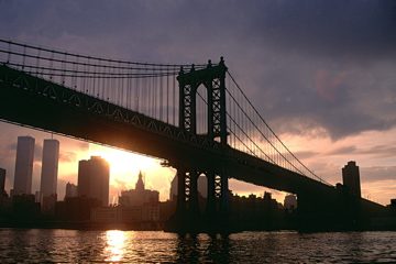 Manhattan Bridge Sunset